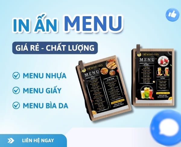 Công ty in menu Hồ Chí Minh chuyên nghiệp