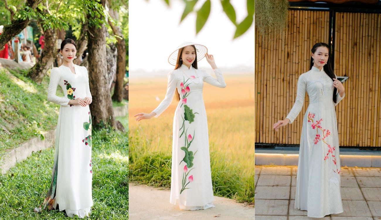 Cho thuê áo dài Tết Sơn Trà Đà Nẵng giá rẻ